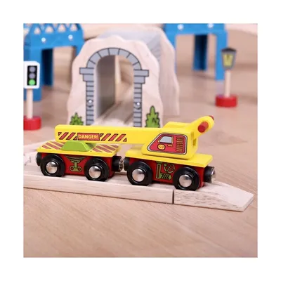 Obrázek produktu pro Bigjigs Rail Vagón s jeřábem