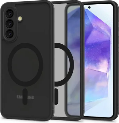 Produktbild von Tech-Protect MagMat MagSafe Hülle für Samsung Galaxy A56 5G - Schwarz matt