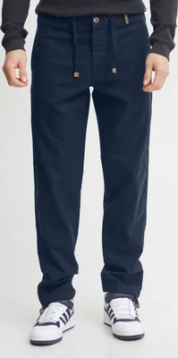 Produktbild von INDICODE IDIves Herren Leinenhose Sommerhose Lange Stoffhose mit Kordel Gürtelschlaufen Leinenmix Eingrifftaschen Regular fit