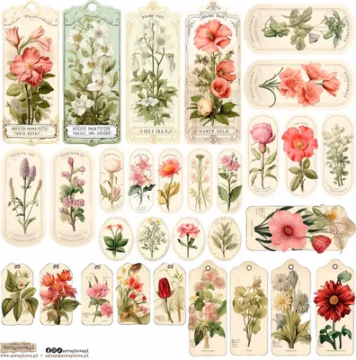 Image de Naklejki - ScrapLove - Vintage Tag 5