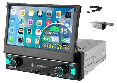 Obrázek produktu pro Autorádio, velikost displeje, kompatibilita se smartphony, 6-128 GB s DAB kamerou, osmijádrový procesor