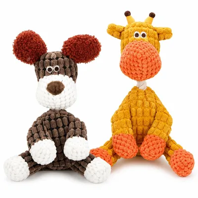 Produktbild von 2er Set Hundespielzeuge,quietschende Welpenspielzeuge,langlebiges Kauspielzeug für kleine, mittlere und große Hunde,für interaktives Spielen und Kauen