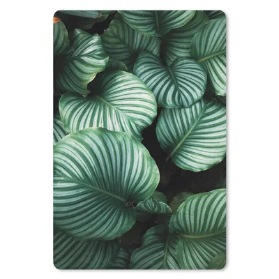 Produktbild von MuchoWow® Mauspad Mousepad Blätter - Pflanzen - Porträt 18x27 cm - Mousepads - Maus Mat - Pad - Mausunterlage