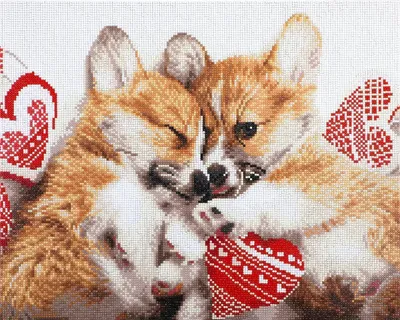 Produktbild von DIAMOND DOTZ® Original Diamond Painting Love Cuddles“ 50,5 x 40,5 cm a