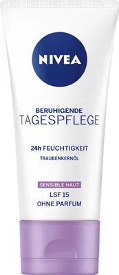 Produktbild von NIVEA Soothing 24h Moisture, Tagescreme, Frauen, trockene Haut, Empflindliche Haut, Gesicht, Anti-Austrocknung, Anti-Rötung, Feuchtigkeitsspendend, Feuchtigkeitsspendend, ausgleichend,..., 50 ml
