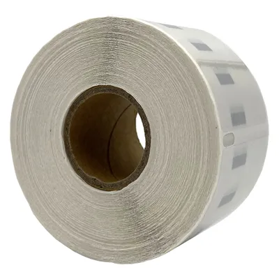 Produktbild von DULA Etiketten - Kompatibel mit Dymo 99013 / S0722410 Etiketten - Transparent - Adressetiketten - 1 Rolle - 36 x 89 mm - 260 Etiketten pro Rolle - Für Labelprinter 550