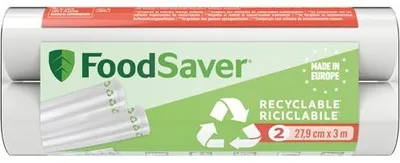 Produktbild von FoodSaver FSRE2802X-01, Vakuumrolle, Transparent, 2 Stück(e), 4,5 m, 28 cm, Bisphenol A (BPA)