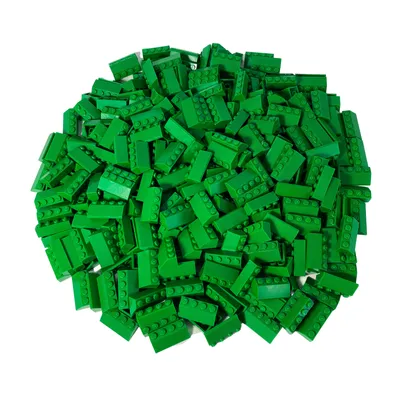 Produktbild von LEGO® 2x4 Dachsteine Dach Grün für Dach - 3037 NEU! Menge 100x