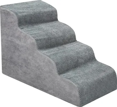 Obrázek produktu pro Schody pro psy Neklouzavé schody Pet Ramp Schody pro psy Ramp pro postel Pet Dog Steps 4 Tiers Training Schody odnímatelné a omyvatelné