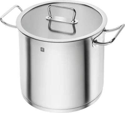 Produktbild von ZWILLING Kochtopf hoch, 28 cm | rund | 18/10 Edelstahl