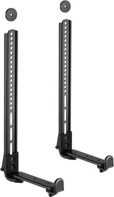Immagine prodotto di Supporto per soundbar, fino a 15 kg, per fissare altoparlanti sotto o sopra la TV - Universale