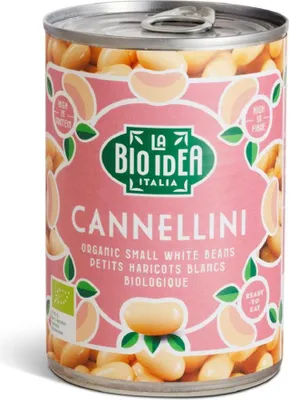 FASOLA BIAŁA DROBNA W ZALEWIE BIO 400 g (240 g) - LA BIO IDEA