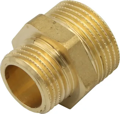 Produktbild von Messing Reduziernippel 1/2" auf 3/4 Zoll Übergangsnippel Reduzierung Übergang