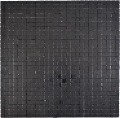 Produktbild von selbstklebende Mosaike Metalloptik Alu schwarz matt/glänzend gebürstet MOS200-L1B