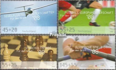 Produktbild von Briefmarken BRD (BR.Deutschland) 2008 Mi 2649-2652 (kompl.Ausg.) gestempelt Sporthilfe