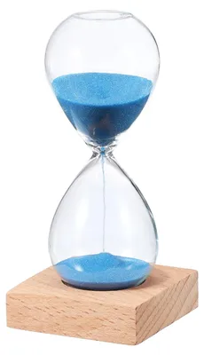 Produktbild von Sanduhren Set - 5 Minuten Zeitmesser für Lernen und Spiel - 1 Set - Blau