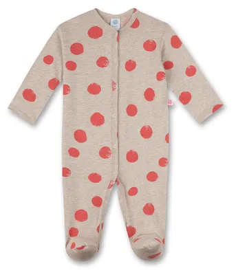 Produktbild von Sanetta Baby-Strampler beigemelange Dots 80