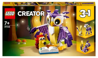 Immagine prodotto di LEGO 31125 Creator 3-in-1 Foresta Creature Mitiche: Coniglietto - Gufo - Scoiattolo
