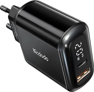 Immagine prodotto di Caricatore Di Rete Universale Mcdodo, Pd 20W 2Xusb, Usb-C Lcd Ch-7170