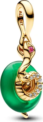 Immagine prodotto di PANDORA Charm MOMENTS Serpente Verde 763617C01