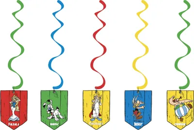 Produktbild von 5 Asterix Spiralaufhängungen 60 cm -