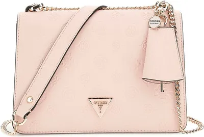 Produktbild von GUESS Jena Convertible Xbody Flap Damen Umhängetasche pale pink logo
