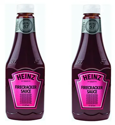 Produktbild von Heinz 57 Firecracker süß scharfe Sauce Squeeze Flasche 875ml 2er Pack