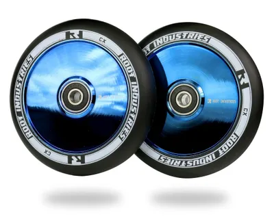 Produktbild von Root Industries Air 110mm Black Pro Scooter Wheels Blue Ray 110