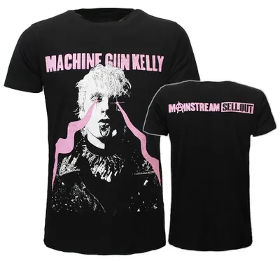 Zdjęcie produktu dla Koszulka z nadrukiem karabinu maszynowego Kelly MGK Laser Eyes – rozmiar XL