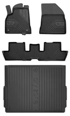 Zdjęcie produktu dla Dywaniki gumowe do Peugeot 3008 I 2009-2016 (SUV/crossover, dolny poziom podłogi) – czarne, dopasowane – Wielganizator