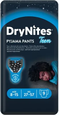 Produktbild von Huggies DryNites Pyjama Pants, Junge, Hosenwindel, 27 kg, 57 kg, Mehrfarbig, Velcro