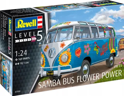Immagine prodotto di Revell 5518805 VW T1 Bulli Flower Power 1:24 169 parti 18,1