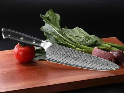 Produktbild von Schöner kann ein Messer nicht sein Das Messer für den Chefkoch Damast Küchen- und Kochmesser