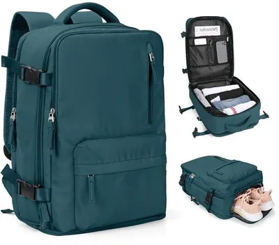 Produktbild von Wasserdichter Reiserucksack für Herren mit Schuhfach und 14-Zoll-Laptop-Fach