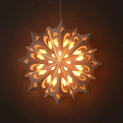 Productafbeelding van Kamala Kerstster van Papier - 50 cm