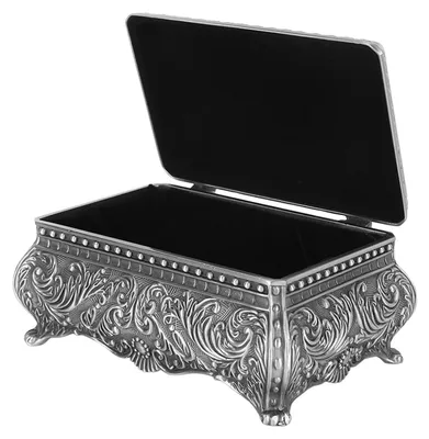 Productafbeelding van Vintage Metalen Sieraden Opbergdoos voor Snuisterijen