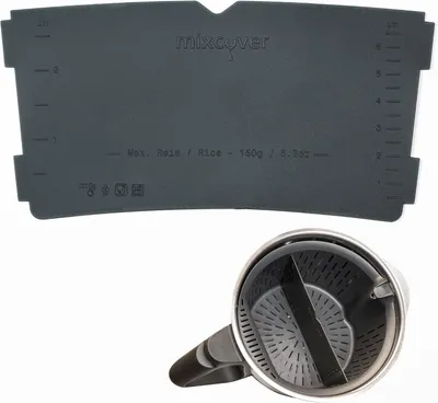 Produktbild von Garkorbteiler für Thermomix TM7 TM6 TM5 TM31 Thermomix Zubehör, Gareinsatz-Teiler, Mixtopf-Schaber, TM Zubehör, flexibel einsetzbar