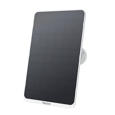 Produktbild von Reolink Solarpanel 3, 12W Power, kompatibel mit Reolink Batteriekamera, Gurt & 4M Anschlusskabel, Wetterfest