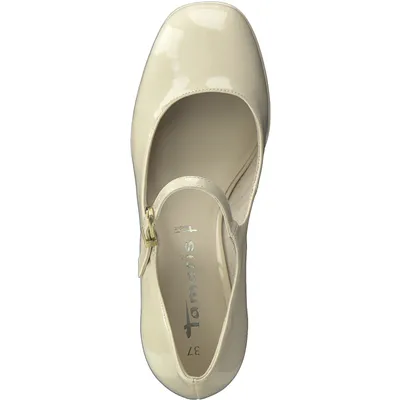Produktbild von Tamaris Damen Riemchen Pumps rund Blockabsatz Plateau 1-24405-29, Größe:39 EU, Farbe:Beige