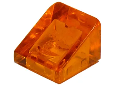 Produktbild von Lego® 1x1 Schrägstein 30° x 1 x 1 x 2/3 54200 - 1 Stück Trans - Orange
