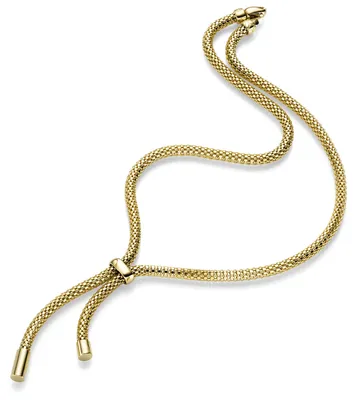Produktbild von 5mm Y-Kette Halskette Collier Phantasiekette aus 585 Gold Gelbgold 50cm