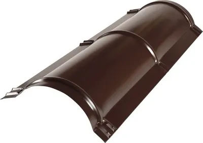 Obrázek produktu pro Hřebenáč půlkulatý PRECIT 1000 mm 8017 čokoládová hnědá