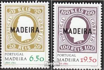 Produktbild von Briefmarken Portugal - Madeira 1980 Mi 62-63 (kompl.Ausg.) postfrisch Erste Markenausgabe von Madeira