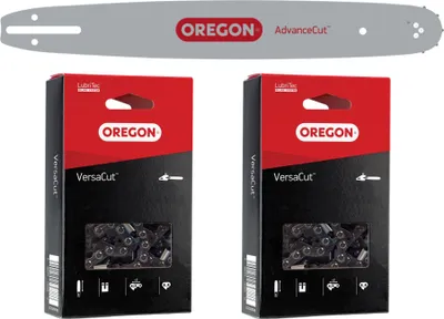 Image de Guide-chaîne Oregon VersaCut Kombo + 2x chaîne de tronçonneuse 35 cm 3/8" LP 1,3 mm 52 TG ( 561601 )