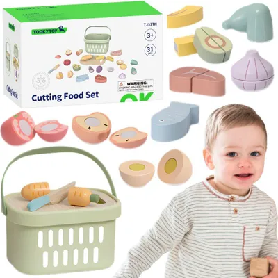 Immagine prodotto di Tooky Toy Set di frutta per verdure in legno per alimenti