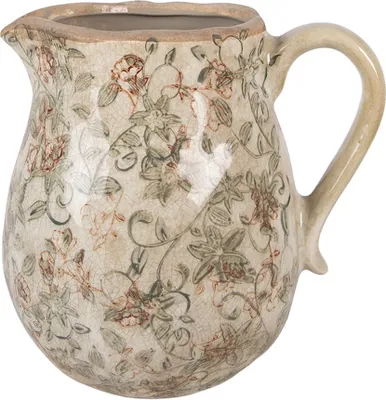 Productafbeelding van Clayre & Eef Decoratieve kan, 20x16x20 cm, beige, keramiek