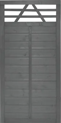 Produktbild von Zaun Teilelement Konsta Venga 90 x 180 cm anthrazit