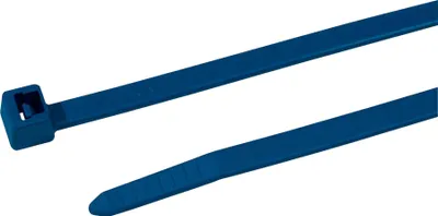 Produktbild von HellermannTyton Kabelbinder detektierbar 200x4,6 blau MCT 50R 100 Stk