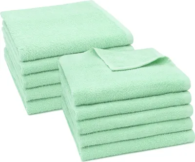 Produktbild von Handtücher (10er-Set), 80% Baumwolle, 20% Polyester, mint