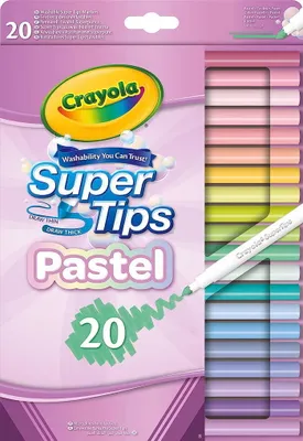 Immagine prodotto di Crayola - Pastello Super Tipy (20x)